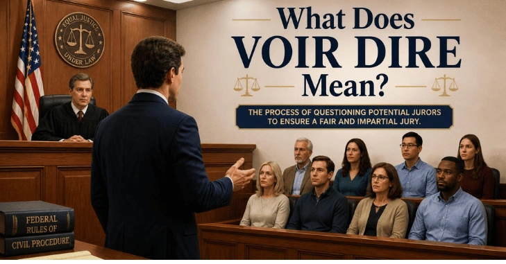 What Does Voir Dire Mean? 