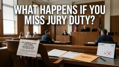 What Happens If You Miss Jury Duty