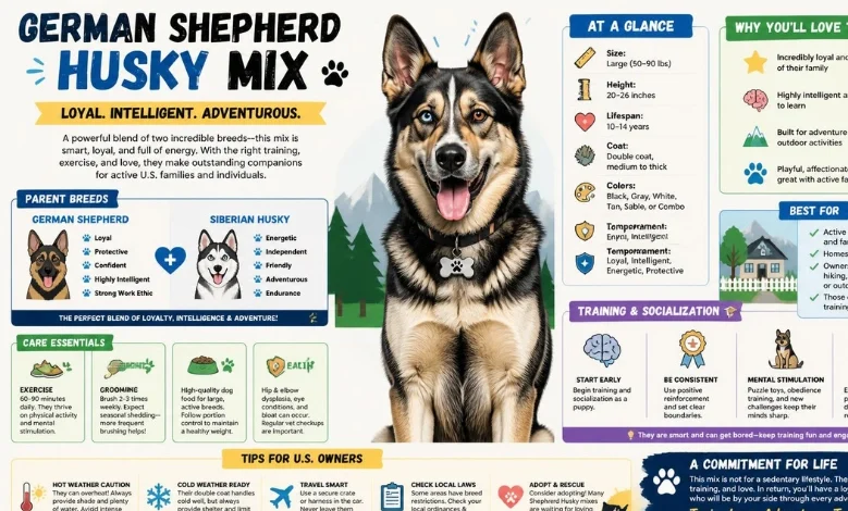 German Shepherd Husky Mix